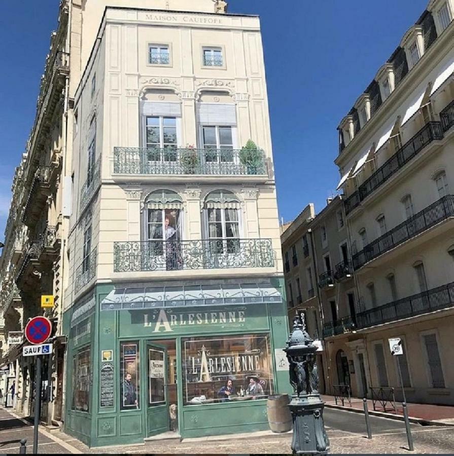 Beziers Studio Terrasse Exterior foto